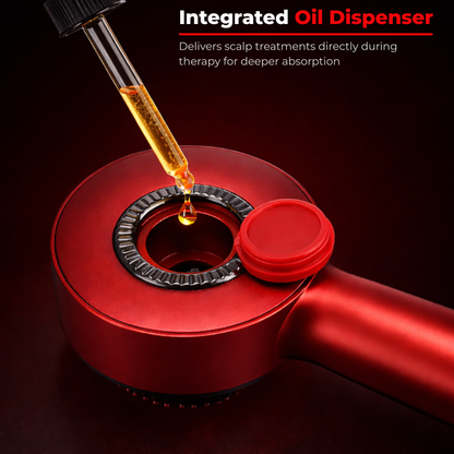 Polenox Radiara™ - Advanced Red Light Scalp Therapy Brush