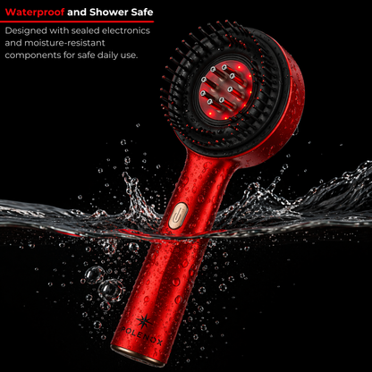 Polenox Radiara™ - Advanced Red Light Scalp Therapy Brush
